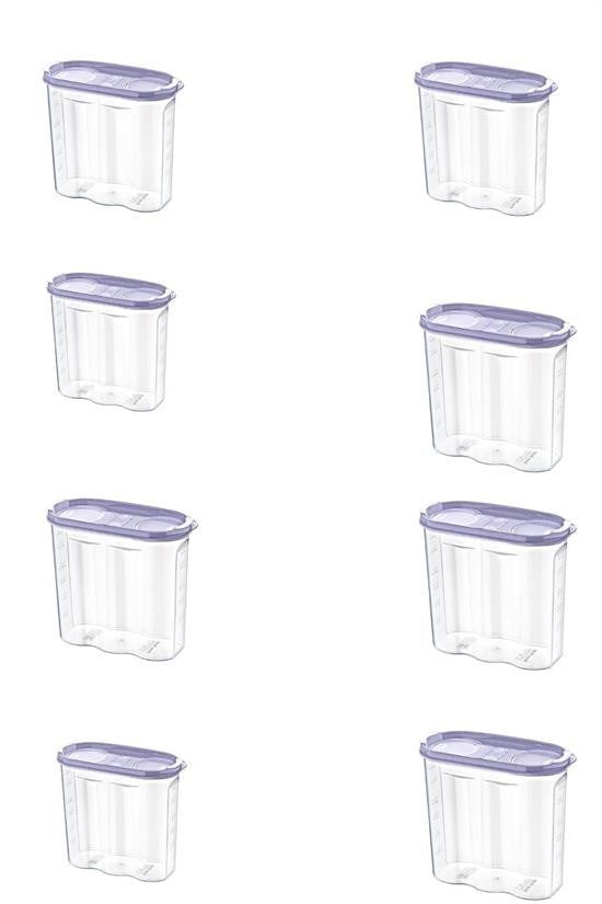 2 Kapaklı Ölçekli Erzak Kuru Gıda Saklama Kutusu - 1,7 Litre