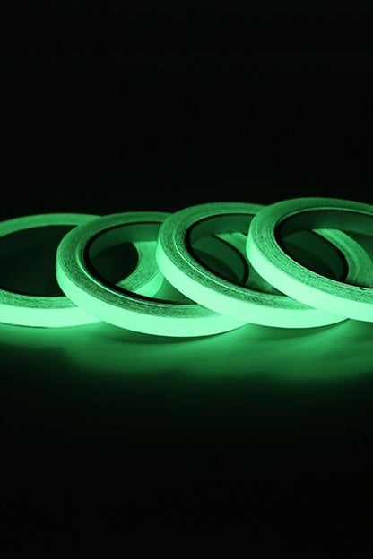 Karanlıkta Işık Veren 4 Metre Fosforlu Yeşil Şerit Bant