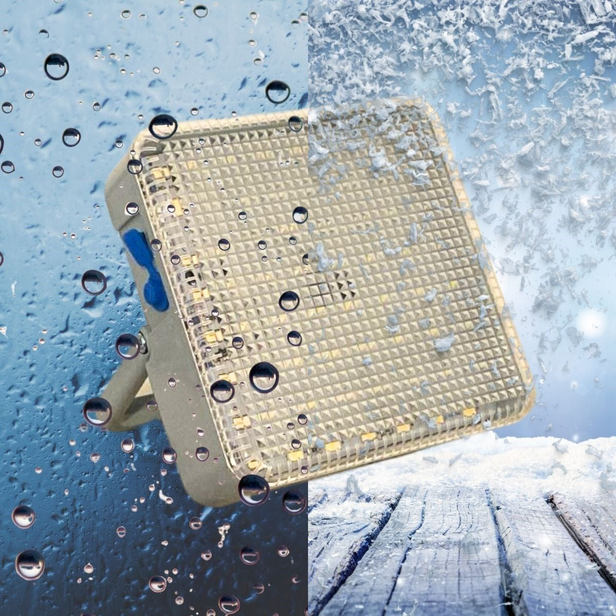 USB Şarjlı Dış Mekan Projektör Lamba – 4 Modlu, Suya Dayanıklı, Kamp ve Acil Durum Aydınlatması