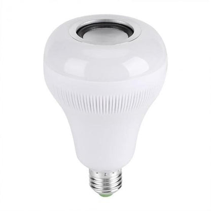 Bluetooth’lu RGB Renkli Hoparlörlü Kumandalı Akıllı LED Ampul LD-37