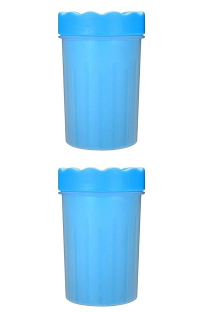 Silikon Jel Fırçalı Kedi Köpek Pati Temizleme Kovası – Küçük Boy