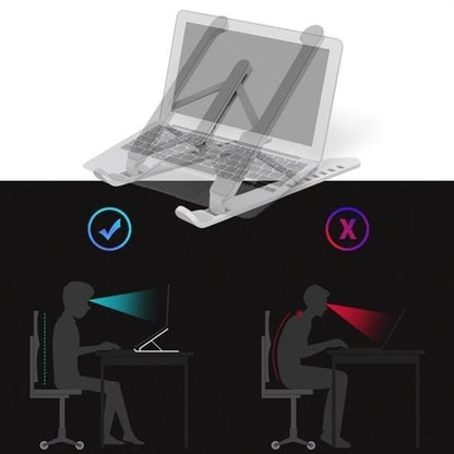Ayarlanabilir Katlanabilir Laptop Yükseltici – Taşınabilir Ergonomik Dizüstü Standı