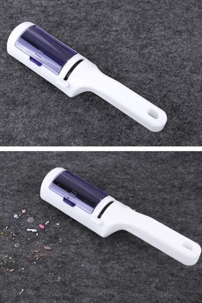 Taşınabilir Elektrostatik Hazneli Rulo Şeklinde Evcil Hayvan Tüyü ve Saç Toplayıcı