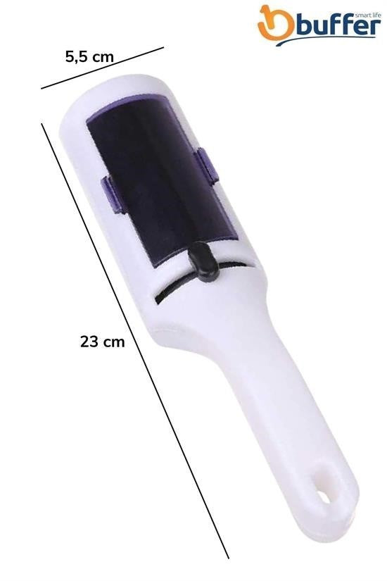 Taşınabilir Elektrostatik Hazneli Rulo Şeklinde Evcil Hayvan Tüyü ve Saç Toplayıcı