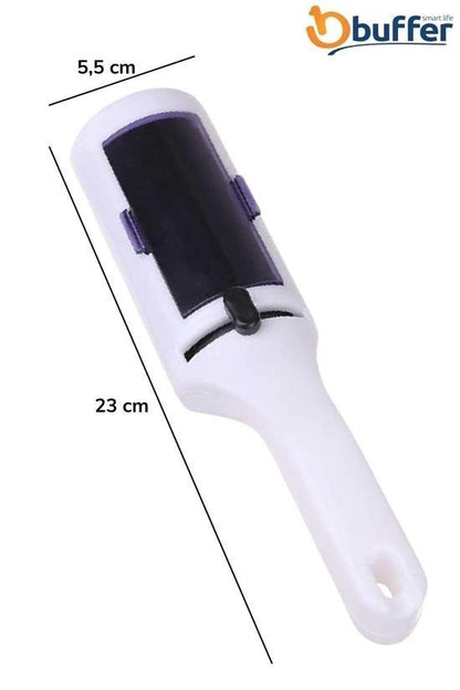 Taşınabilir Elektrostatik Hazneli Rulo Şeklinde Evcil Hayvan Tüyü ve Saç Toplayıcı