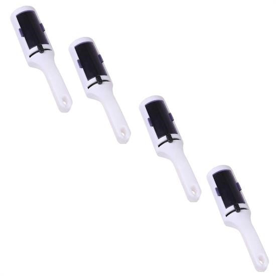 Taşınabilir Elektrostatik Hazneli Rulo Şeklinde Evcil Hayvan Tüyü ve Saç Toplayıcı