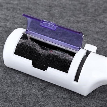 Taşınabilir Elektrostatik Hazneli Rulo Şeklinde Evcil Hayvan Tüyü ve Saç Toplayıcı