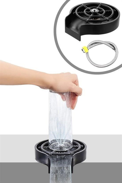 Yüksek Basınçlı Otomatik Bardak Yıkama Aparatı – Mutfak Lavabosu İçin Hızlı Kupa Durulayıcı