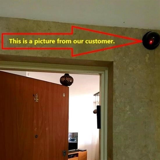 Gerçek Görünümlü Sahte Maket Güvenlik Kamerası (Dome)