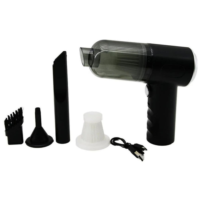 3’ü 1 Arada Araç İçi Kablosuz Şarjlı Mini El Süpürgesi – Vakum ve Üfleme