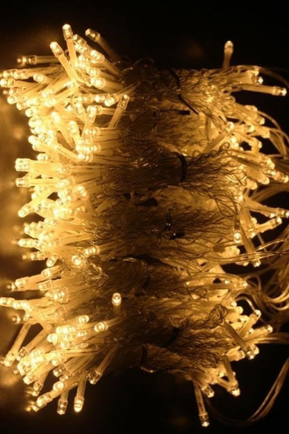 2x2 Metre 320 LED 8 Fonksiyonlu Dekoratif Günışığı Saçak İp Perde Aydınlatma