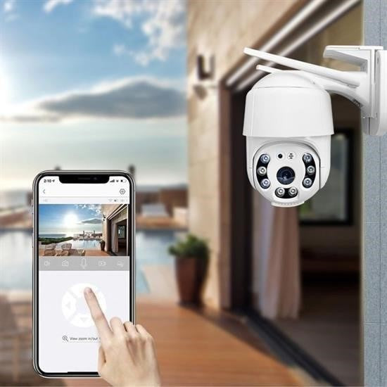20 MP HD Lens IP Wifi Güvenlik Kamerası – İç ve Dış Mekan Suya Dayanıklı Akıllı Kamera