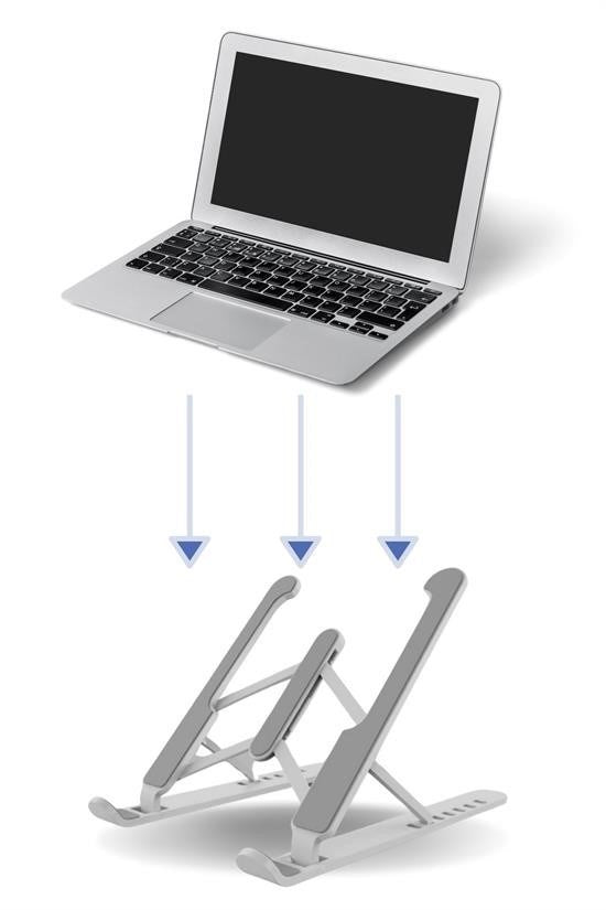 Ayarlanabilir Katlanabilir Laptop Yükseltici – Taşınabilir Ergonomik Dizüstü Standı