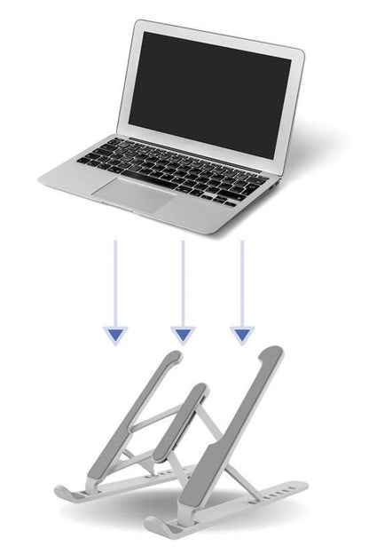 Ayarlanabilir Katlanabilir Laptop Yükseltici – Taşınabilir Ergonomik Dizüstü Standı