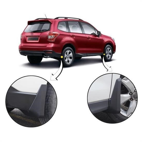 2’li Universal Araç Çamur Önleyici Paçalık – Ön ve Arka Uyumlu 32x19 cm