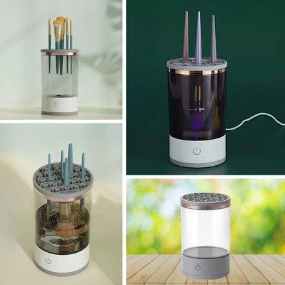 USB Şarjlı Makyaj Fırçası Temizleyici – Hızlı Kurutmalı Çok Yönlü Fırça Temizleme Aparatı