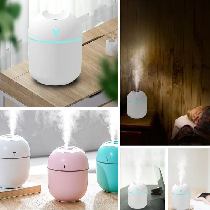 Işıklı Aromaterapi ve Hava Nemlendirici – Kuru Havayı Azaltan Oda Nemlendirici görsel 2