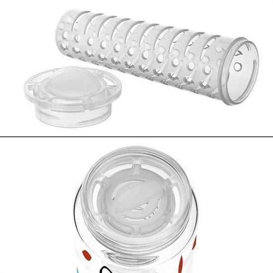 Tutma Saplı Kilitli Kendiliğinden Süzgeçli Kolay Taşınabilir Detoks Sporcu Diyet Matarası – 700 ml