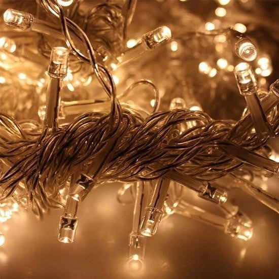 2x2 Metre 320 LED 8 Fonksiyonlu Dekoratif Günışığı Saçak İp Perde Aydınlatma görsel 1