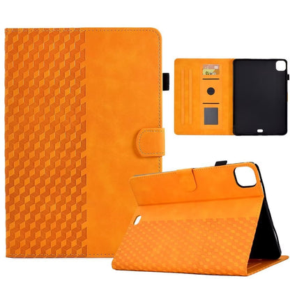 Evrensel Deri Tablet Kılıfı – Elmas Desenli, Kart Bölmeli, Manyetik Standlı ve Darbe Emici Tasarım