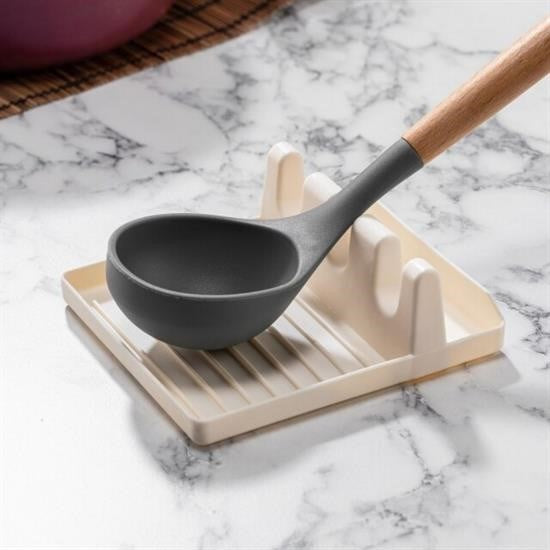 Tencere Kapak Tutuculu Kaşıklık – Pratik Kaşık Kepçe Altlığı Düzenleyici Stand