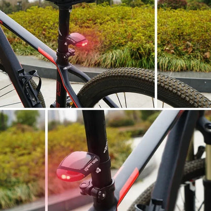 Güneş Enerjili Şarj Edilebilir LED Bisiklet Kuyruk Lambası – Su Geçirmez Solar Arka Işık