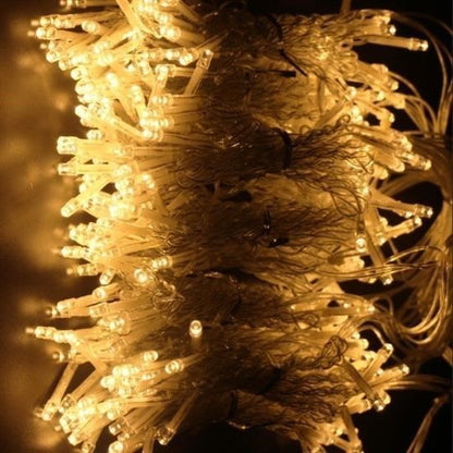 2x2 Metre 320 LED 8 Fonksiyonlu Dekoratif Günışığı Saçak İp Perde Aydınlatma