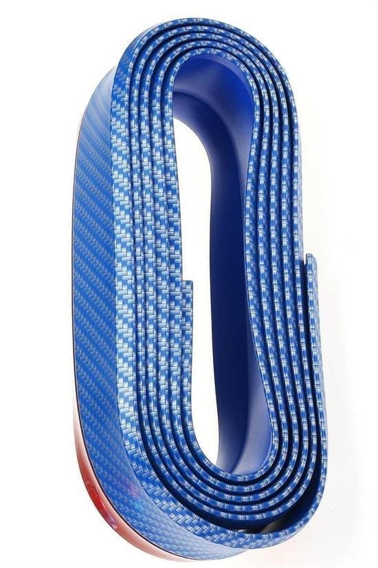 2,5 Metre Araba Ön Tampon Koruyucu Kauçuk Mavi Şerit Bant