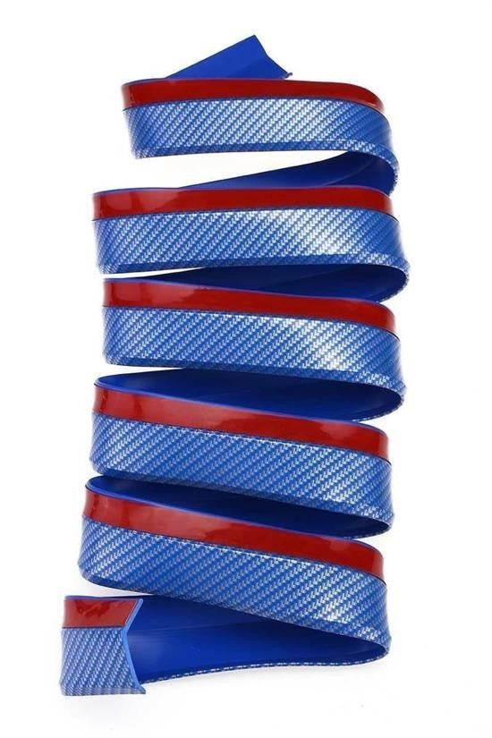 2,5 Metre Araba Ön Tampon Koruyucu Kauçuk Mavi Şerit Bant