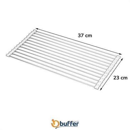 Evye Üstü Katlanır Paslanmaz Çelik Sebze, Meyve ve Bulaşık Kurutma Süzgeci
