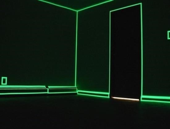 Karanlıkta Işık Veren 4 Metre Fosforlu Yeşil Şerit Bant