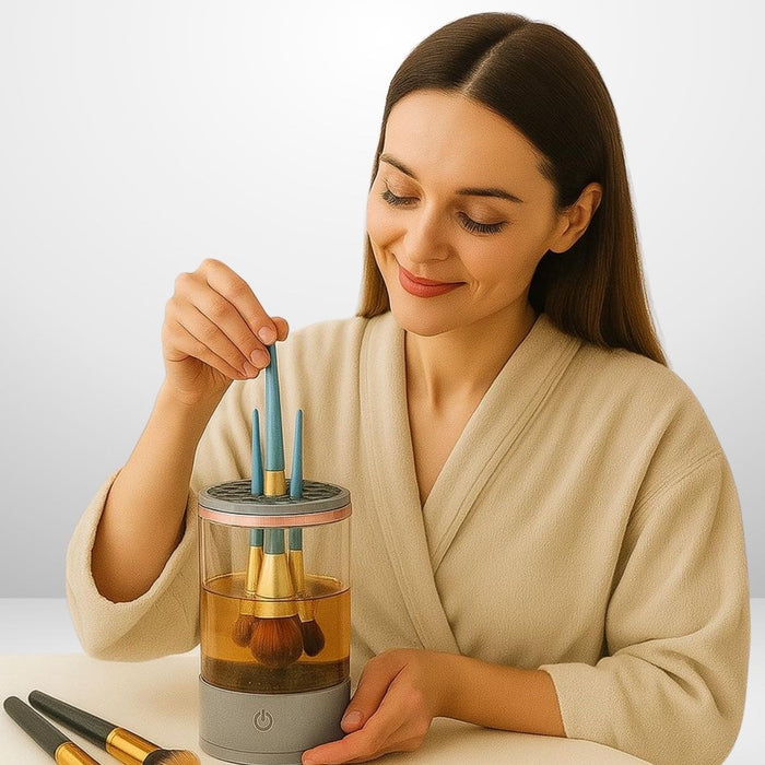 USB Şarjlı Makyaj Fırçası Temizleyici – Hızlı Kurutmalı Çok Yönlü Fırça Temizleme Aparatı